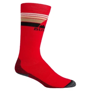 Dziecięce Skarpety Snowboardowe Burton Emblem Midweight (Tomato) FW23
