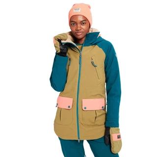 Damska Kurtka Snowboardowa Burton Prowess (Shaded Spruce/Martini Olive/Persimmon) FW22