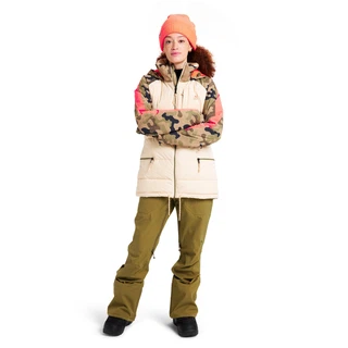 Damska Kurtka Snowboardowa Burton Keelan (Crème Brûlée/Martini Olive Terra Camo) FW22