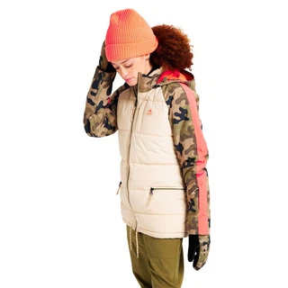 Damska Kurtka Snowboardowa Burton Keelan (Crème Brûlée/Martini Olive Terra Camo) FW22