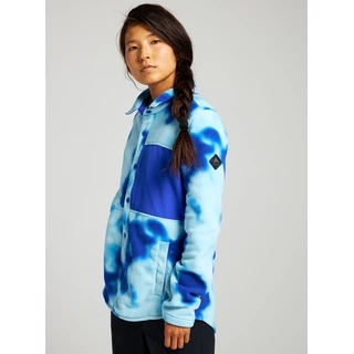 Damska Bluza Aktywna Burton Hearth Snap Up Fleece (Cobalt Abstract Dye) FW22