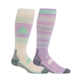 Skarpety Snowboardowe Burton Performance Lightweight 2-Pack (Washed Lavender) FW26