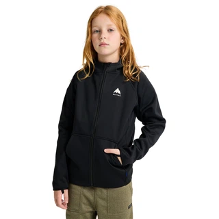 Dziecięca Bluza Aktywna Burton Crown Weatherproof FZ (True Black) FW26