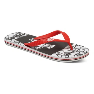 Japonki Męskie Dc Spray Graffik / (White/Black/Athletic Red)