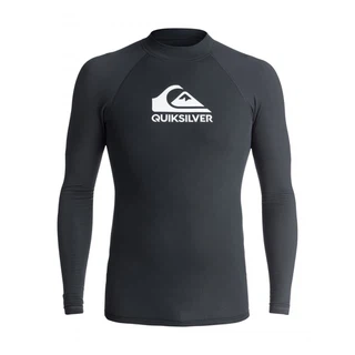 Lycra Quiksilver Heater Longsleeve Rash Vest (Black) Ss18