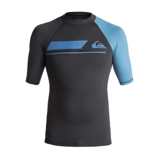 Lycra Quiksilver Active Shortsleeve Rashguard (Tarmac / Cendre Blue) SS18