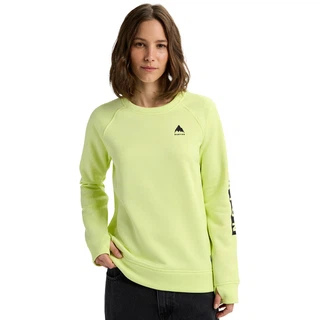 Damska Bluza Aktywna Burton Oak Crew ( Glow Yellow Green Heather) FW26