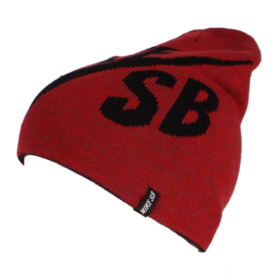 Czapka Nike Sb Wrap Beanie (Gym Red/White)_1 thumbnail