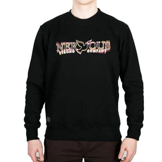 Bluza Nervous Crew - Blur (Black) _1 thumbnail